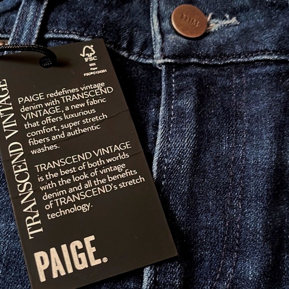 PAGE Verdugo Transcend Vintage Ankle Mid Rise Ultra Skinny Jeans - Picture 7 of 7